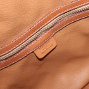 CELINE Macadam Canvas Shoulder Bag PVC Leather Brown Gold Auth 205298V-22