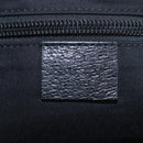 GUCCI GG Canvas Shoulder Bag Black Silver 146236 Auth 205299V-22