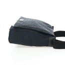 GUCCI GG Canvas Shoulder Bag Black Silver 146236 Auth 205299V-4