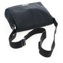 GUCCI GG Canvas Shoulder Bag Black Silver 146236 Auth 205299V-7