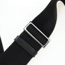 GUCCI GG Canvas Shoulder Bag Black Silver 146236 Auth 205299V-14