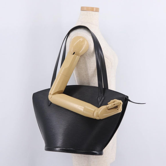 LOUIS VUITTON Epi Saint Jacques Shopping Bag Black M52272 LV Auth 205300V