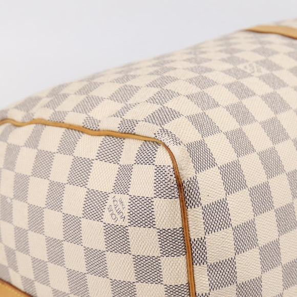 LOUIS VUITTON Damier Azur Keepall Bandouliere55 Bag N41429 LV Auth 205301A