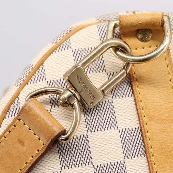LOUIS VUITTON Damier Azur Keepall Bandouliere55 Bag N41429 LV Auth 205301A