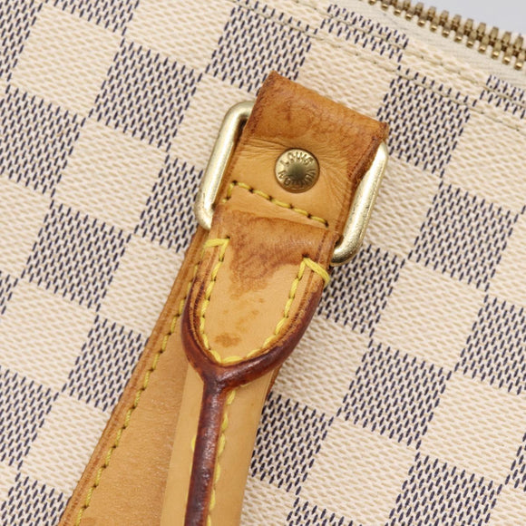 LOUIS VUITTON Damier Azur Keepall Bandouliere55 Bag N41429 LV Auth 205301A
