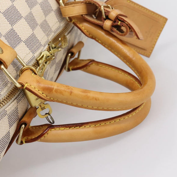 LOUIS VUITTON Damier Azur Keepall Bandouliere55 Bag N41429 LV Auth 205301A
