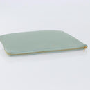 CELINE Clutch Bag Leather Green Gold Auth 205304A-6