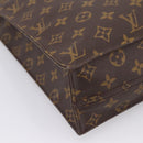 LOUIS VUITTON Monogram Sac Plat Hand Bag M51140 LV Auth 205307-16