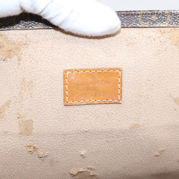LOUIS VUITTON Monogram Sac Plat Hand Bag M51140 LV Auth 205307