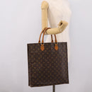 LOUIS VUITTON Monogram Sac Plat Hand Bag M51140 LV Auth 205307-20