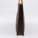 LOUIS VUITTON Monogram Sac Plat Hand Bag M51140 LV Auth 205307-3