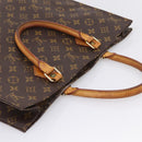 LOUIS VUITTON Monogram Sac Plat Hand Bag M51140 LV Auth 205307-6