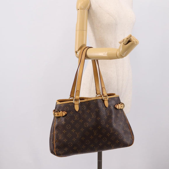 LOUIS VUITTON Monogram Batignolles Horizontal Tote Bag M51154 LV Auth 205309