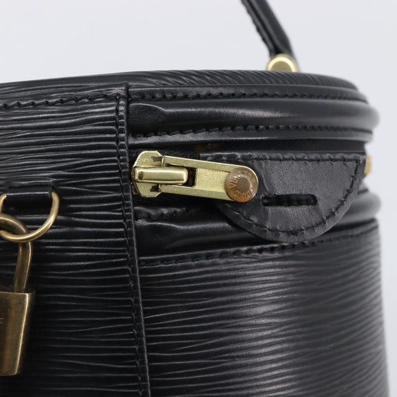 LOUIS VUITTON Epi Cannes Hand Bag Black M48032 LV Auth 205312V