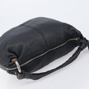 GUCCI Bamboo Shoulder Bag Leather Black Silver 232930 Auth 205316A-6