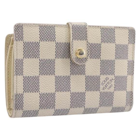 LOUIS VUITTON Damier Azur Portefeuille Viennois Wallet N61676 LV Auth 205320A