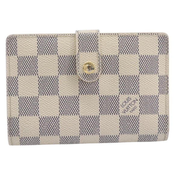 LOUIS VUITTON Damier Azur Portefeuille Viennois Wallet N61676 LV Auth 205320A