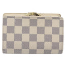 LOUIS VUITTON Damier Azur Portefeuille Viennois Wallet N61676 LV Auth 205320A-2