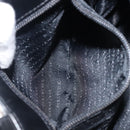 BURBERRY Nova Check Hand Bag PVC Beige Silver Auth 205321-22