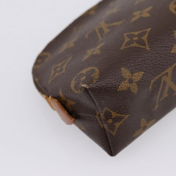 LOUIS VUITTON Monogram Pochette Cosmetic PM Pouch M43998 LV Auth 205322
