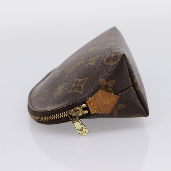 LOUIS VUITTON Monogram Pochette Cosmetic PM Pouch M43998 LV Auth 205322