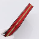 LOUIS VUITTON Monogram Sleys Zippy Wallet Long Wallet Red M61854 LV Auth 205323V-5