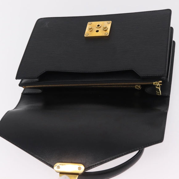 LOUIS VUITTON Epi Concorde Hand Bag Black M52132 LV Auth 205326