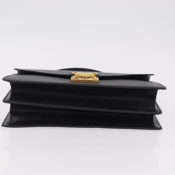 LOUIS VUITTON Epi Concorde Hand Bag Black M52132 LV Auth 205326