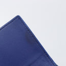 Bottega Veneta INTRECCIATO Card Case Leather Black Blue Auth 205327M-13