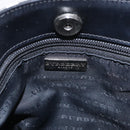 BURBERRY Nova Check Hand Bag PVC Beige Silver Auth 205331-19
