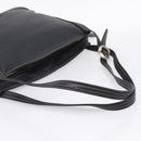 LOEWE Shoulder Bag Leather Black Silver Auth 205333V-7