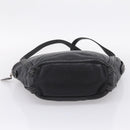 LOEWE Shoulder Bag Leather Black Silver Auth 205333V-5