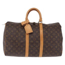 LOUIS VUITTON Monogram Keepall 45 Boston Bag M41428 LV Auth 205337V-13