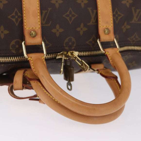 LOUIS VUITTON Monogram Keepall 45 Boston Bag M41428 LV Auth 205337V