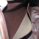 Burberrys Nova Check Hand Bag Canvas Beige Gold Auth 205340-27