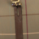 Burberrys Nova Check Hand Bag Canvas Beige Gold Auth 205340-4