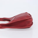 Coach Shoulder Bag Leather Red Gold Auth 205341A-4