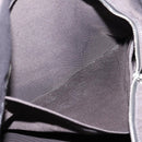 HERMES Her Line Tote TGM Tote Bag Canvas Gray Silver Auth 205345V-19