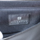 GIVENCHY Shoulder Bag Leather Black Gold Auth 205350A-18