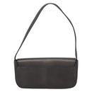 GIVENCHY Shoulder Bag Leather Black Gold Auth 205350A-2