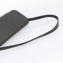 GIVENCHY Shoulder Bag Leather Black Gold Auth 205350A-7