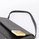GIVENCHY Shoulder Bag Leather Black Gold Auth 205350A-8