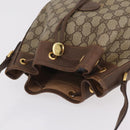 GUCCI GG Supreme Web Sherry Line Bag PVC Beige Gold 001 115 0933 Auth 205351-7
