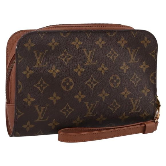 LOUIS VUITTON Monogram Orsay Clutch Bag M51790 LV Auth 205352