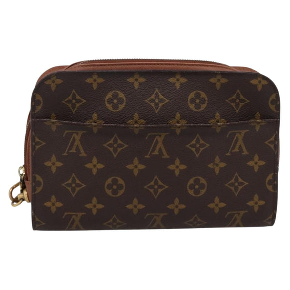 LOUIS VUITTON Monogram Orsay Clutch Bag M51790 LV Auth 205352