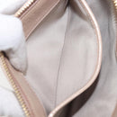 Miu Miu Matelasse Pouch Leather Beige Gold Auth 205354V-21