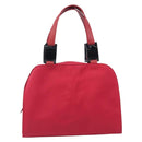 Saint Laurent Hand Bag Nylon Red Auth 205355-13