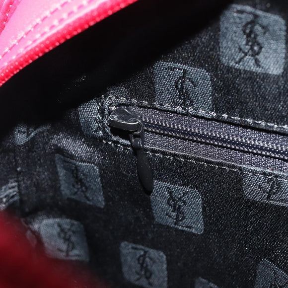Saint Laurent Hand Bag Nylon Red Auth 205355