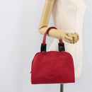 Saint Laurent Hand Bag Nylon Red Auth 205355-24