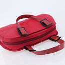 Saint Laurent Hand Bag Nylon Red Auth 205355-7